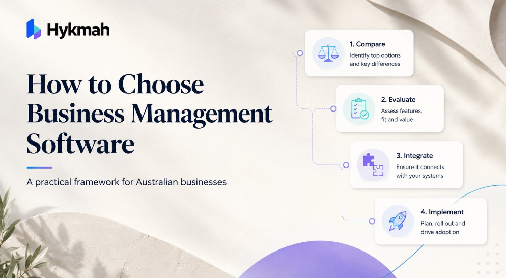 How to Choose Business Management Software A Practical Framework for Australian Businesses
