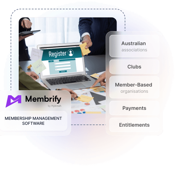 Membrify membership dashboard showing active members and renewal status